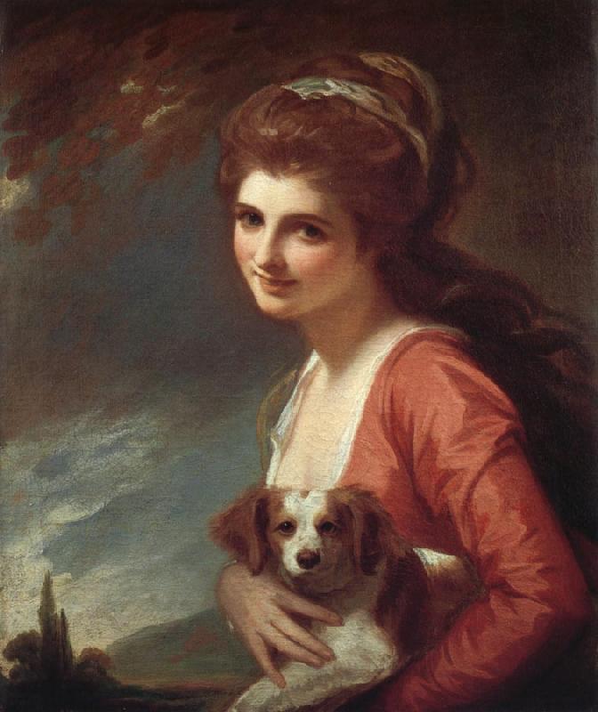 George Romney Lady hamilton as nature Germany oil painting art